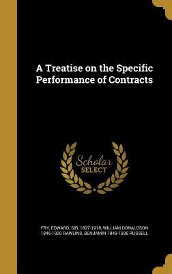 Download A Treatise on the Specific Performance of Contracts - William Donaldson 1846-1920 Rawlins | ePub