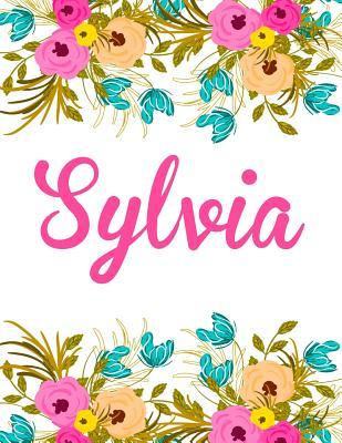 Read Sylvia: Personalised Name Notebook/Journal Gift for Women & Girls 100 Pages (White Floral Design) - NOT A BOOK | PDF
