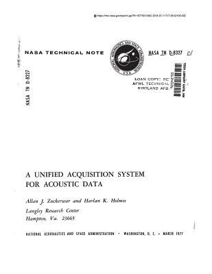 Read online A Unified Acquisition System for Acoustic Data - National Aeronautics and Space Administration | PDF