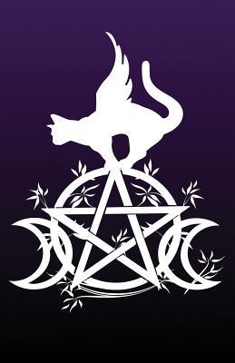 Read online Dot Grid Journal: Triple Moon Winged Cat Pentacle Witchcraft Blank Dot Grid Notebook for Writing, Sketching, Bullets, Design - Zella Bond | ePub