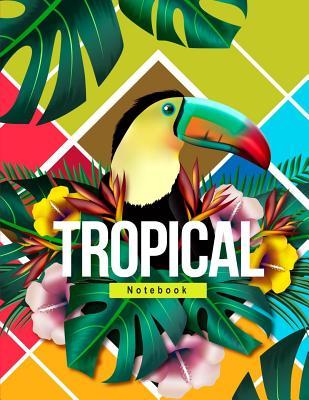 Read online Tropical Notebook: Toucan with Green Leaves - for School, College, Work, Business Notes, Personal Journaling, Planning, Hand Lettering Perfect Gift / Present (120 wide ruled pages, Letter Size / 8,5 x 11 inches) - Playful Paperie file in PDF