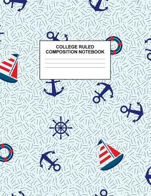 Download College Ruled Composition Notebook: Cute Blank Lined Journal to Write In with White Paper Rule Pages for School Subject and Writing Pad: Design Code A4 3594 - Nifty Prints file in ePub
