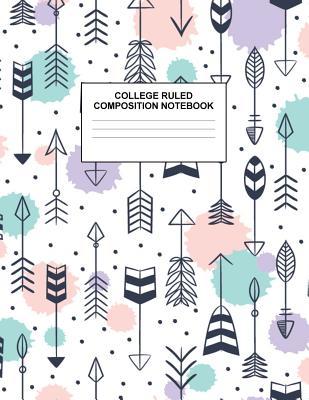 Read online College Ruled Composition Notebook: Cute Blank Lined Journal to Write In with White Paper Rule Pages for School Subject and Writing Pad: Design Code A4 5540 - Nifty Prints file in PDF