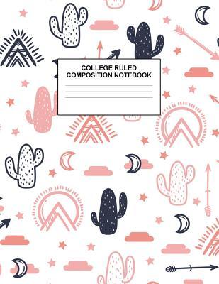Read online College Ruled Composition Notebook: Cute Blank Lined Journal to Write In with White Paper Rule Pages for School Subject and Writing Pad: Design Code A4 3651 - Nifty Prints file in ePub