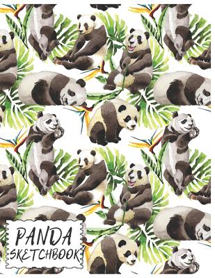 Read online Panda Sketchbook: Cute Panda Sketchbook for Adults/Children Animals Lovers to Sketching, Whiting, Drawing, Journaling and Doodling, (8.5x11x Inch. 21.59x27.94 cm.) 120 Blank Pages (WHITE&BLACK&GREEN&YELLOW Pattern) - Sounding Pets file in PDF